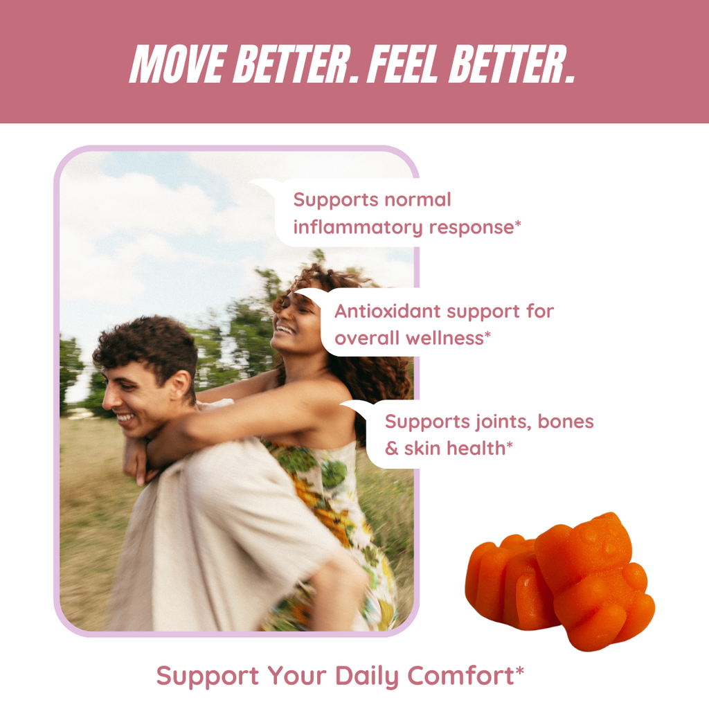 DAYLO Turmeric + Ginger Gummies (High Absorption with Black Pepper)