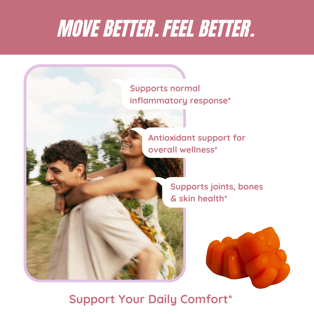 DAYLO Turmeric + Ginger Gummies (High Absorption with Black Pepper)